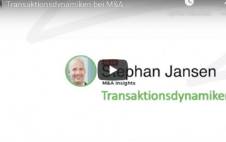 Transaktionsdynamiken bei M&A - Video zu den Kräften, die in Transaktionen wirken